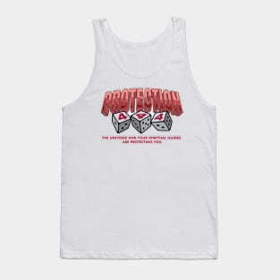 Angel Numbers 444 Protection word lettering art Tank Top